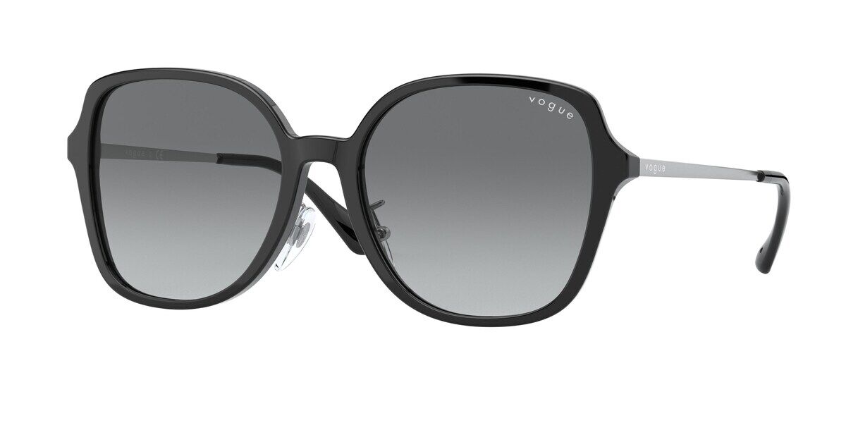 Image of Vogue Óculos de Grau VO5325SD Asian Fit W44/11 Óculos de Sol Pretos Feminino PRT