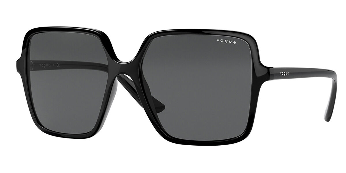 Image of Vogue Óculos de Grau VO5352SF Asian Fit W44/87 Óculos de Sol Pretos Feminino PRT