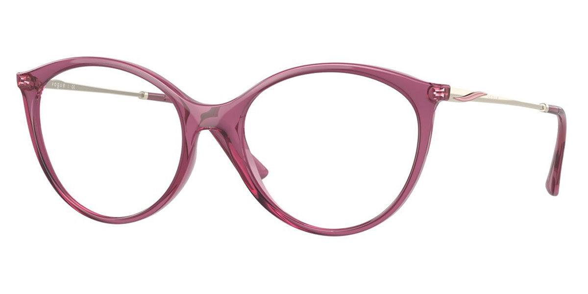 Image of Vogue Óculos de Grau VO5387 2798 Óculos de Grau Purple Feminino PRT