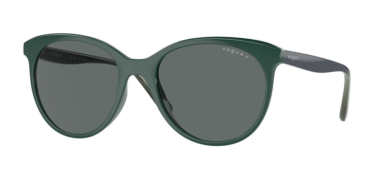 Image of Vogue Óculos de Grau VO5453S Polarized 305081 Óculos de Sol Verdes Feminino PRT
