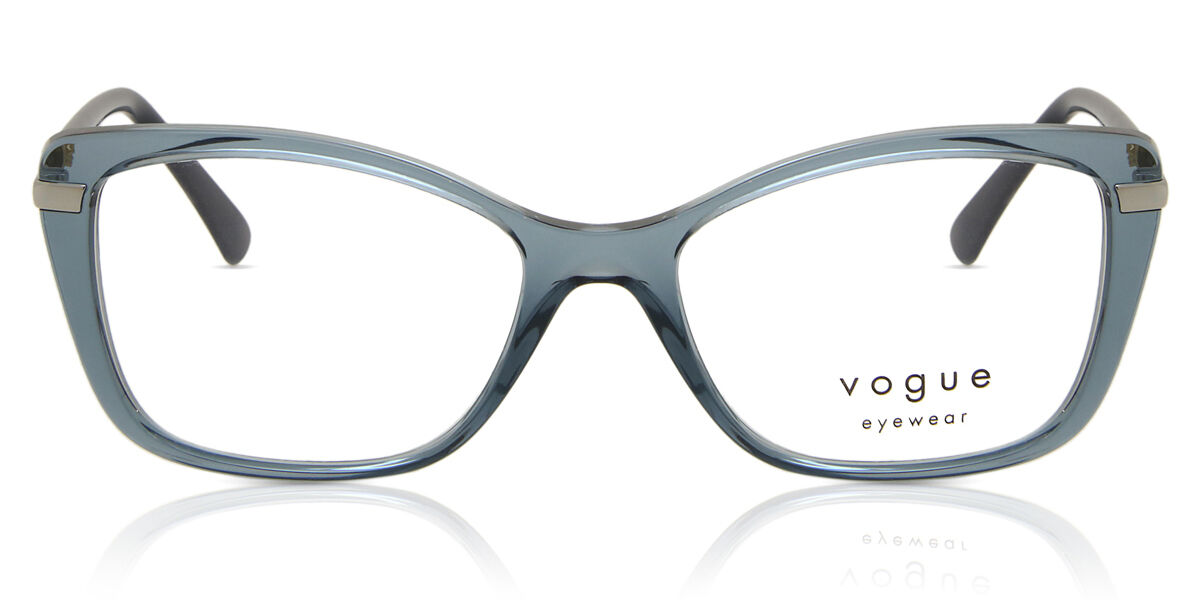 Image of Vogue Óculos de Grau VO5487B 2966 Óculos de Grau Azuis Feminino PRT