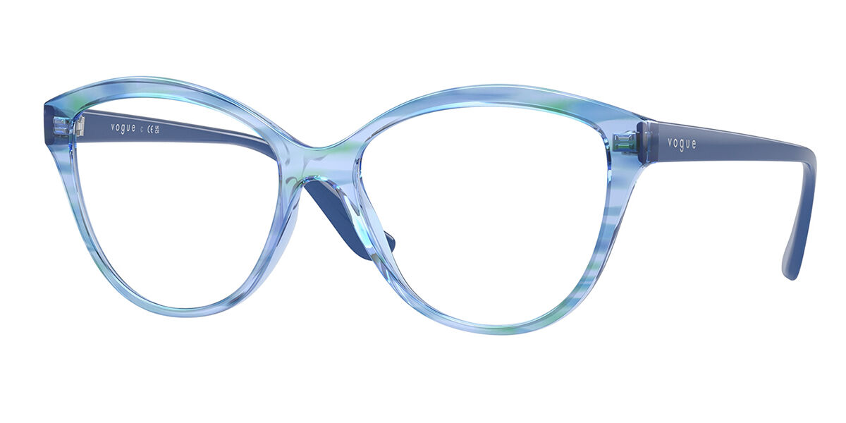Image of Vogue Óculos de Grau VO5489 3060 Óculos de Grau Azuis Feminino BRLPT