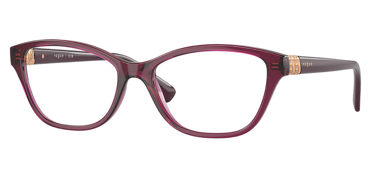 Image of Vogue Óculos de Grau VO5516B Formato Asiático 2989 Óculos de Grau Vermelhos Feminino BRLPT