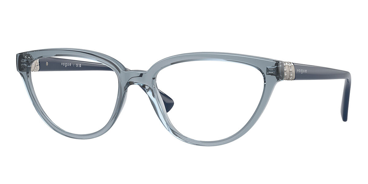 Image of Vogue Óculos de Grau VO5517B 2966 Óculos de Grau Azuis Feminino BRLPT