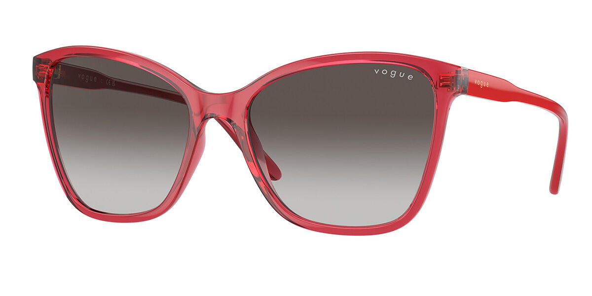 Image of Vogue Óculos de Grau VO5520S 30848G Óculos de Sol Vermelhos Feminino PRT