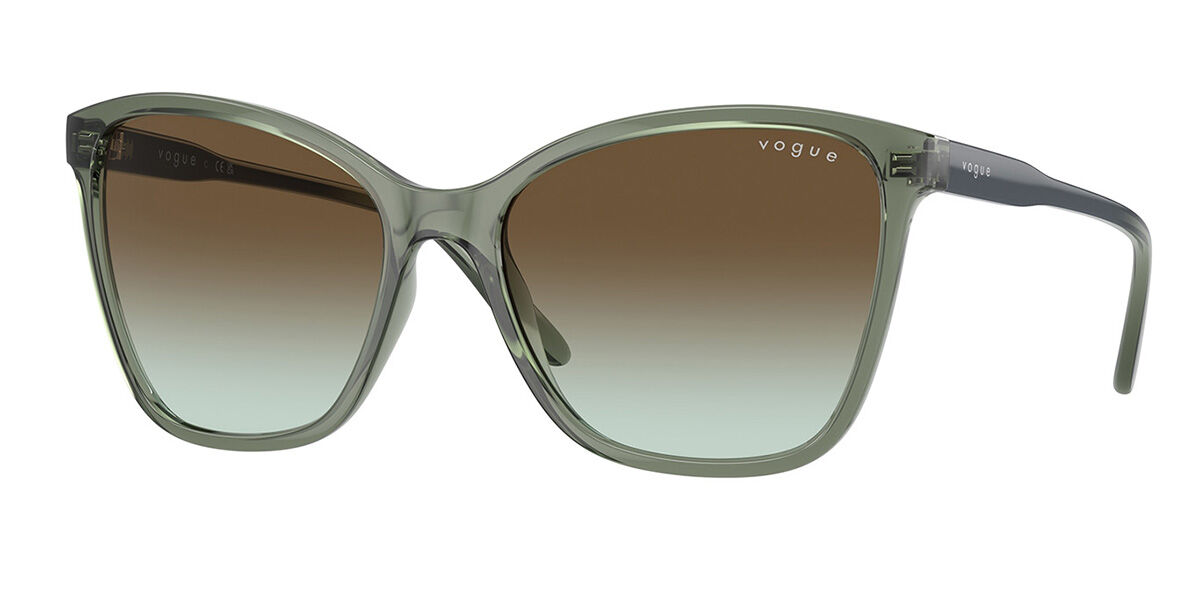 Image of Vogue Óculos de Grau VO5520S 3086E8 Óculos de Sol Verdes Feminino PRT