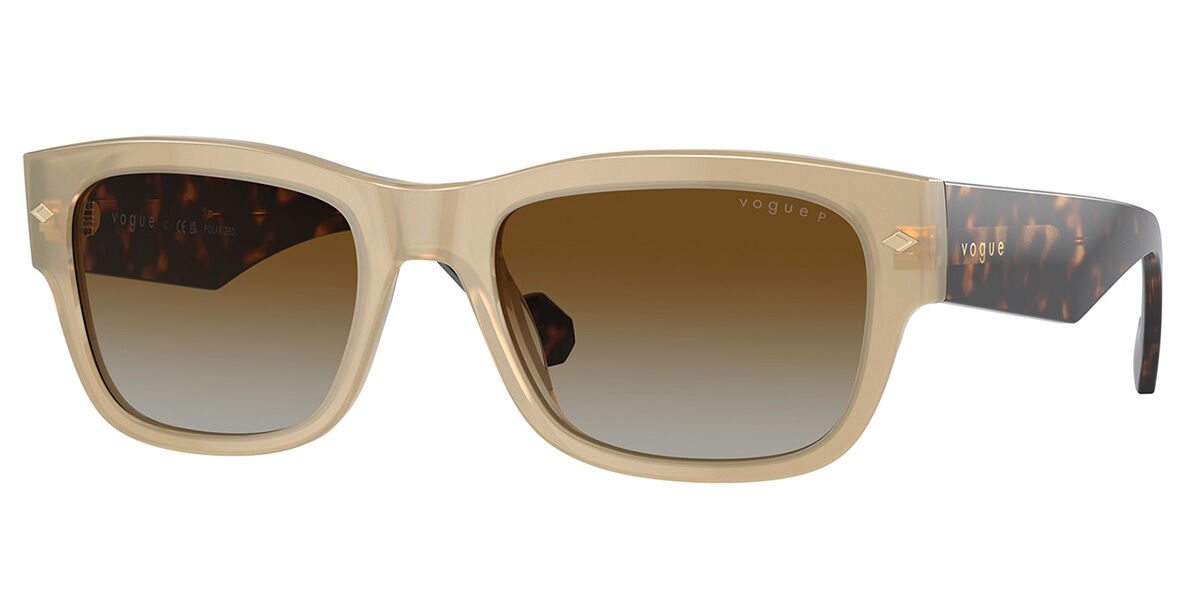 Image of Vogue Óculos de Grau VO5530S Polarized W900T5 Óculos de Sol Marrons Masculino BRLPT