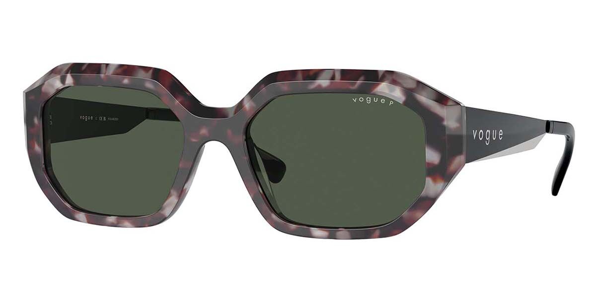 Image of Vogue Óculos de Grau VO5554S Polarized 31499A Óculos de Sol Tortoiseshell Feminino BRLPT