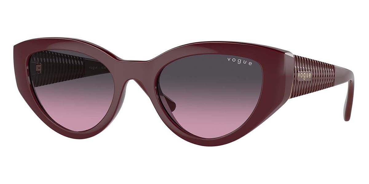 Image of Vogue Óculos de Grau VO5566S 304890 Óculos de Sol Vinho Feminino BRLPT