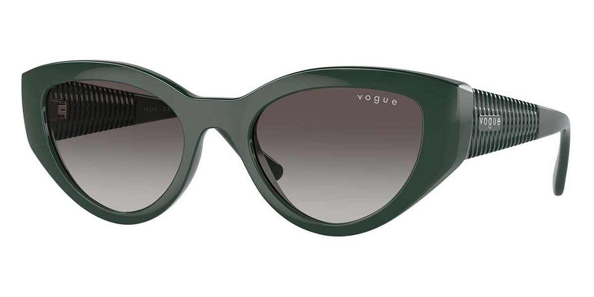 Image of Vogue Óculos de Grau VO5566S 31228G Óculos de Sol Verdes Feminino BRLPT