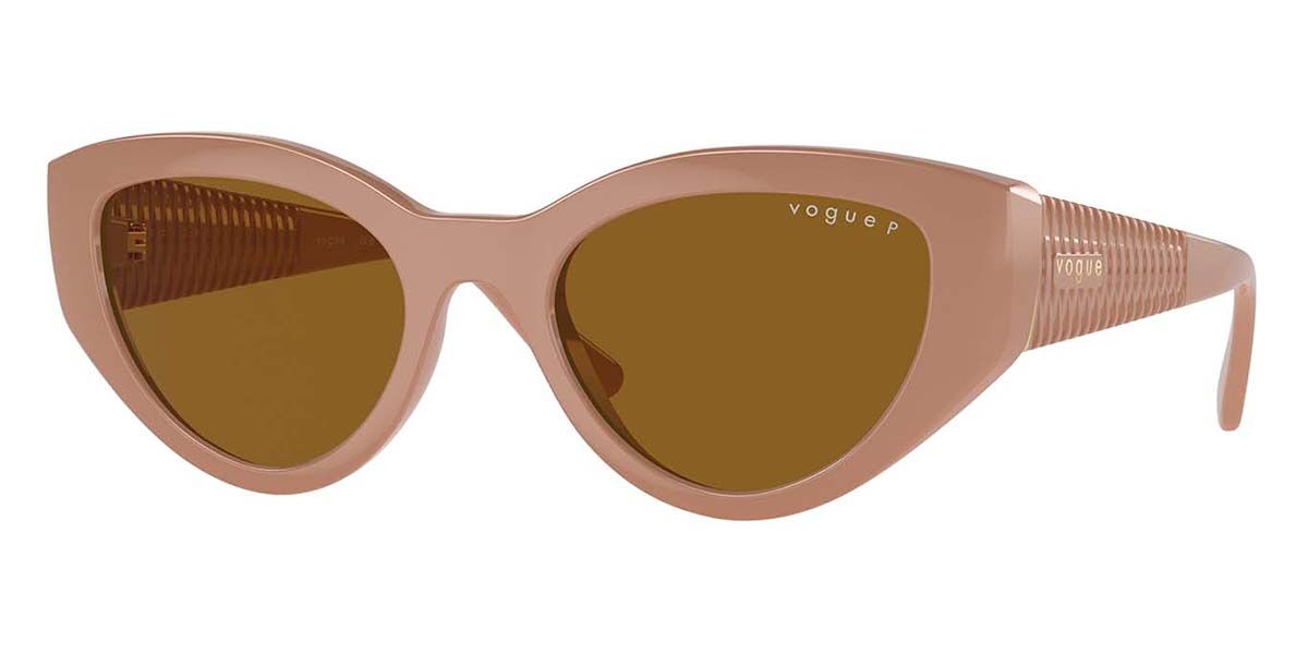Image of Vogue Óculos de Grau VO5566S Polarized 312183 Óculos de Sol Marrons Feminino BRLPT