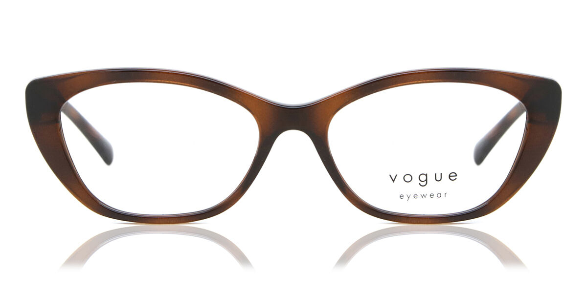 Image of Vogue Eyewear VO5425B 2386 54 Sköldpaddemönstradeshell Glasögon (Endast Båge) Kvinna SEK