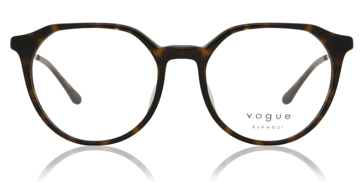 Image of Vogue Eyewear VO5430D Asian Fit W656 53 Sköldpaddemönstradeshell Glasögon (Endast Båge) Kvinna SEK
