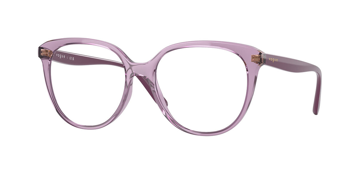 Image of Vogue Eyewear VO5451F Asian Fit 2866 53 Purple Glasögon (Endast Båge) Kvinna SEK