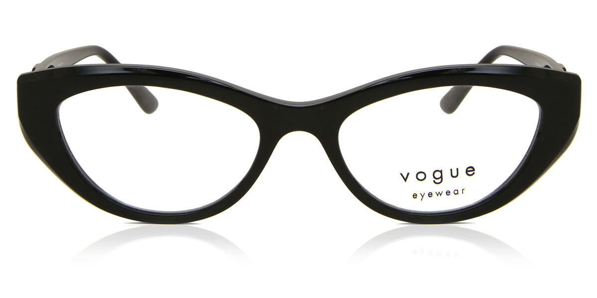 Image of Vogue Eyewear VO5478B W44 52 Svarta Glasögon (Endast Båge) Kvinna SEK