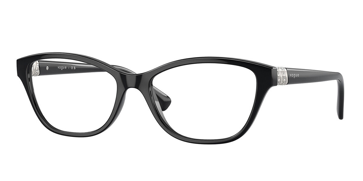 Image of Vogue Eyewear VO5516B W44 51 Svarta Glasögon (Endast Båge) Kvinna SEK