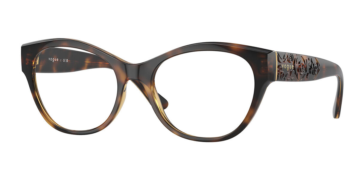 Image of Vogue Eyewear VO5527 W656 50 Sköldpaddemönstradeshell Glasögon (Endast Båge) Kvinna SEK