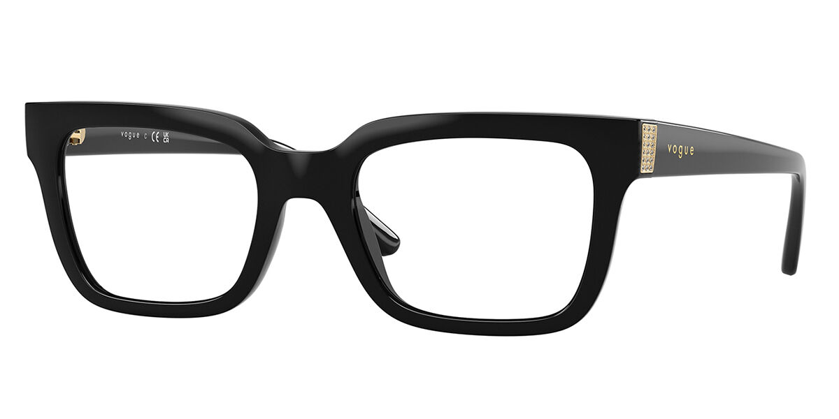 Image of Vogue Eyewear VO5611B W44 50 Svarta Glasögon (Endast Båge) Kvinna SEK