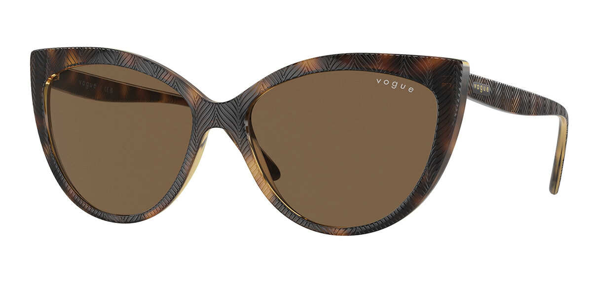 Image of Vogue Lunettes VO5484S W65673 57 Lunettes De Soleil Femme Tortoiseshell FR