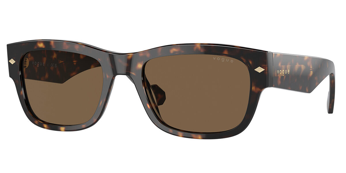 Image of Vogue Lunettes VO5530S W65673 55 Lunettes De Soleil Homme Tortoiseshell FR