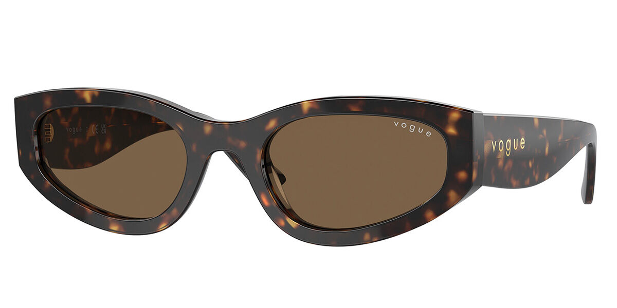 Image of Vogue Lunettes VO5585S W65673 54 Lunettes De Soleil Femme Tortoiseshell FR