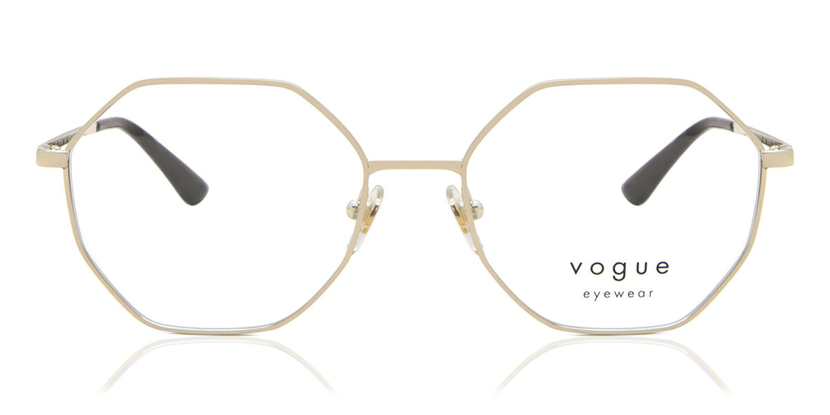 Image of Vogue Okulary Korekcyjne VO4094 848 52 Złote Damskie Okulary Korekcyjne PL