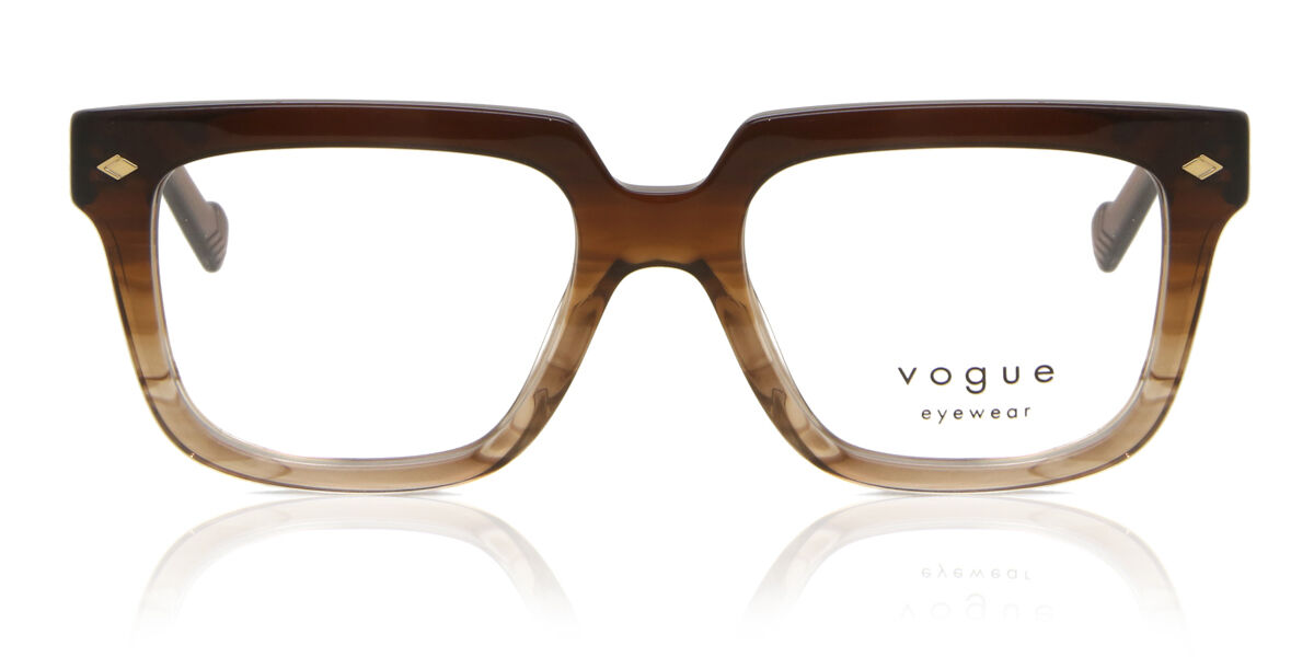 Image of Vogue Okulary Korekcyjne VO5403 2972 48 Brązowe Męskie Okulary Korekcyjne PL