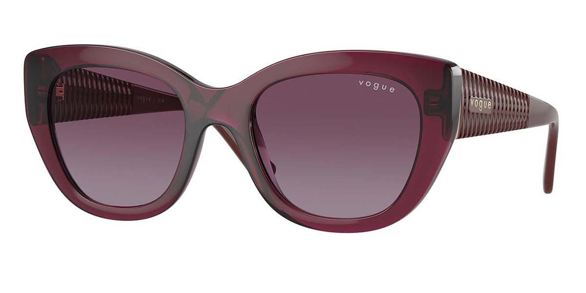 Image of Vogue Óculos de Grau VO5567S 29898H Óculos de Sol Vermelhos Feminino BRLPT