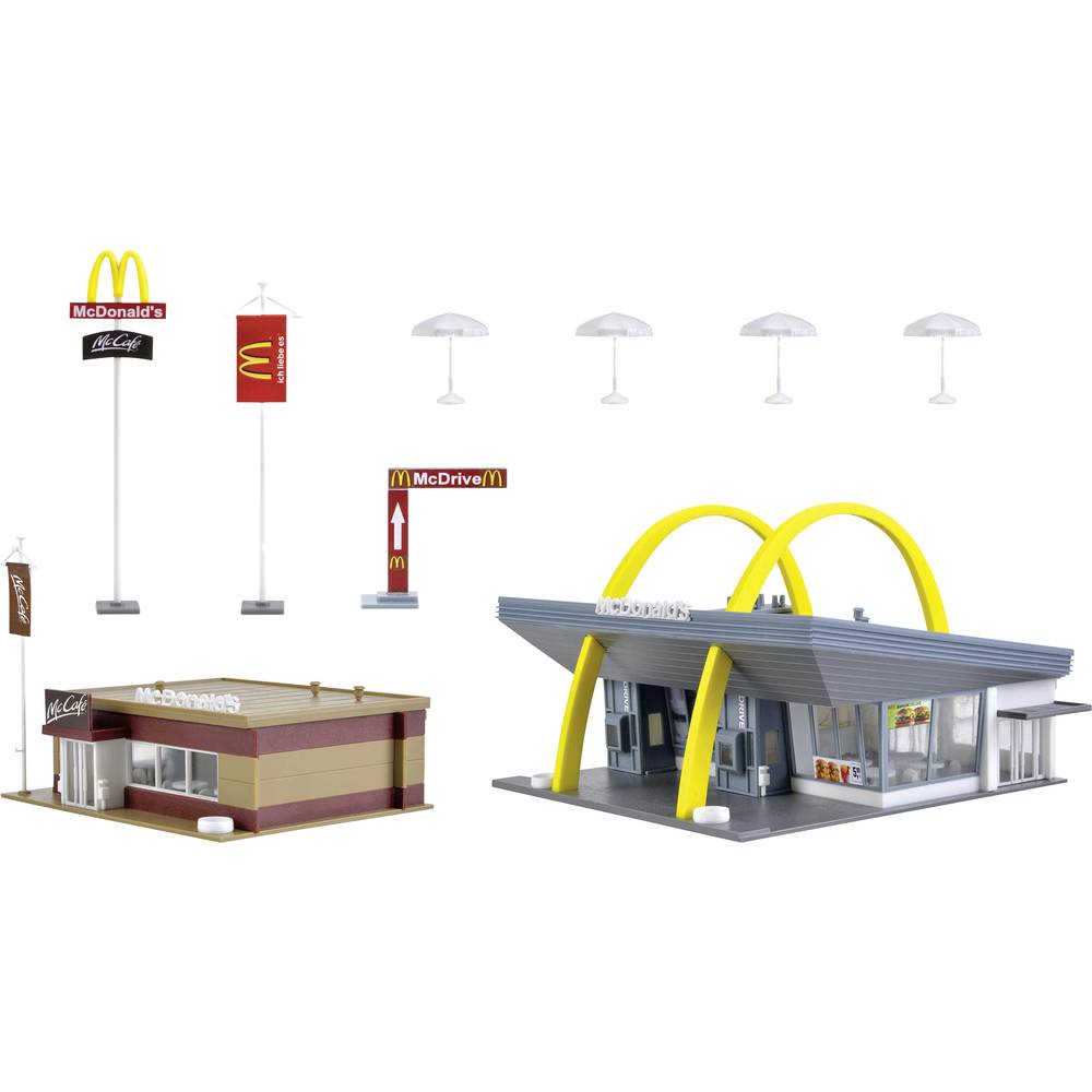 Image of Vollmer 43635 H0 McDonaldÂ´s Express restaurant with McCafÃ©