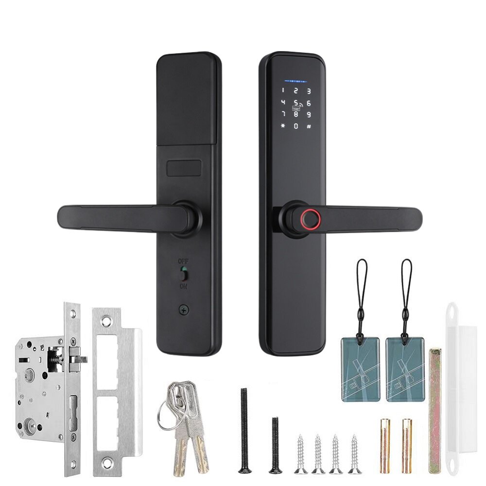 Image of WAFU WF-007B-PRO Tuya Bluetooth Smart Fingerprint Electronic Lock Indoor Password Office Door Lock for Hotel Home