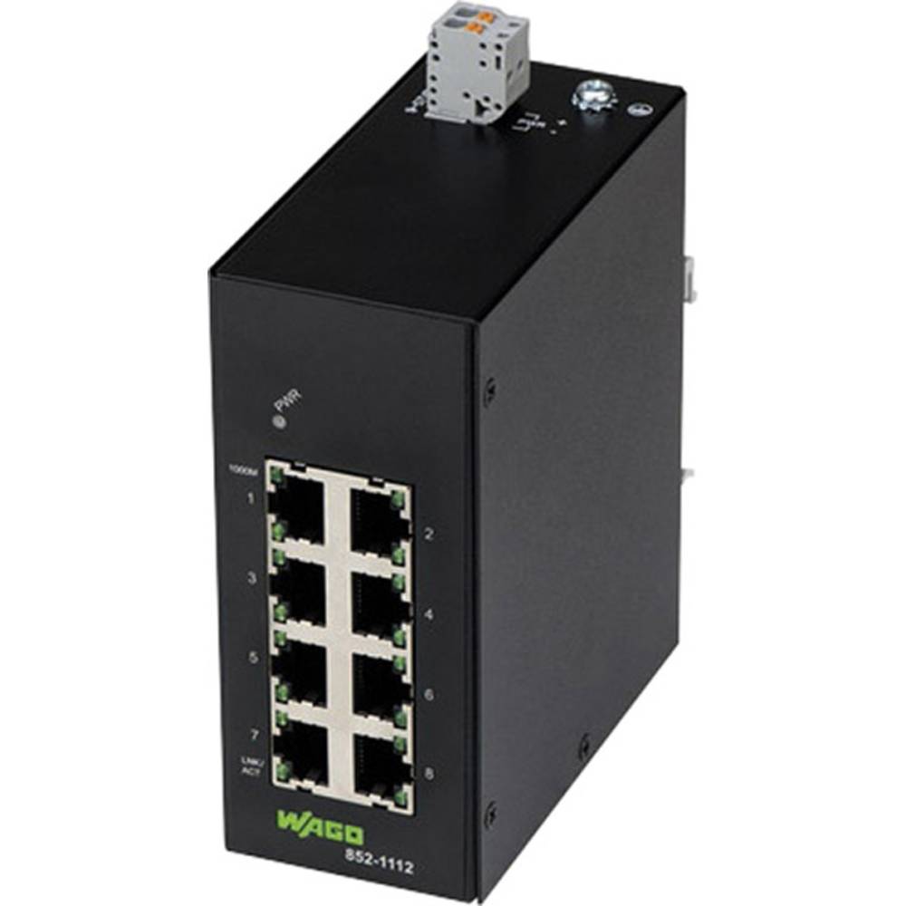 Image of WAGO 852-1112 Industrial Ethernet switch 8 ports 10 / 100 / 1000 MBit/s