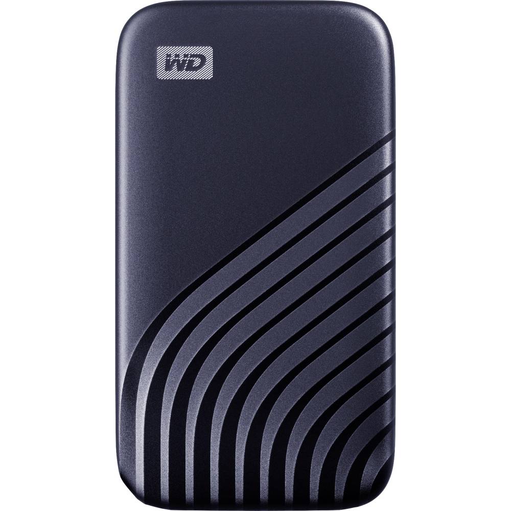 Image of WD My Passport 500 GB 25 external SSD hard drive USB-CÂ® Blue WDBAGF5000ABL-WESN