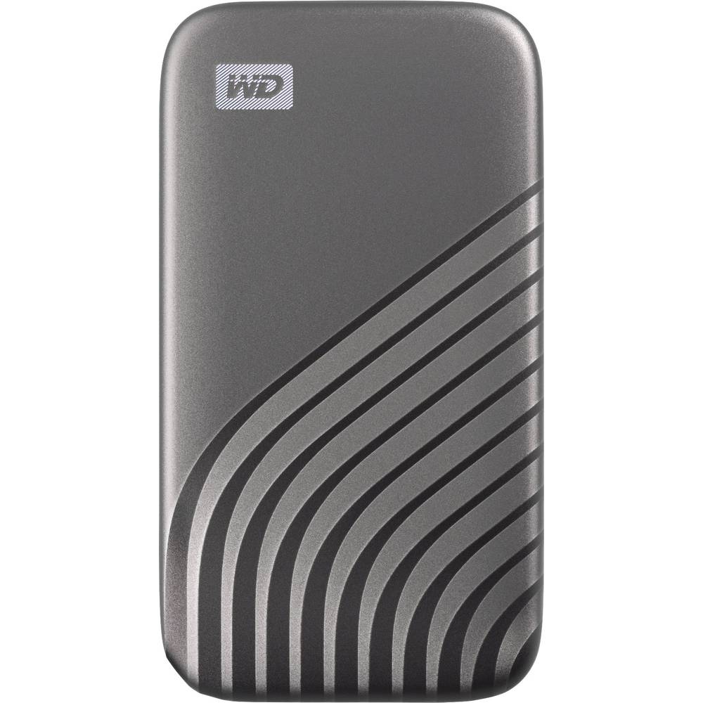 Image of WD My Passport 500 GB 25 external SSD hard drive USB-CÂ® Grey WDBAGF5000AGY-WESN