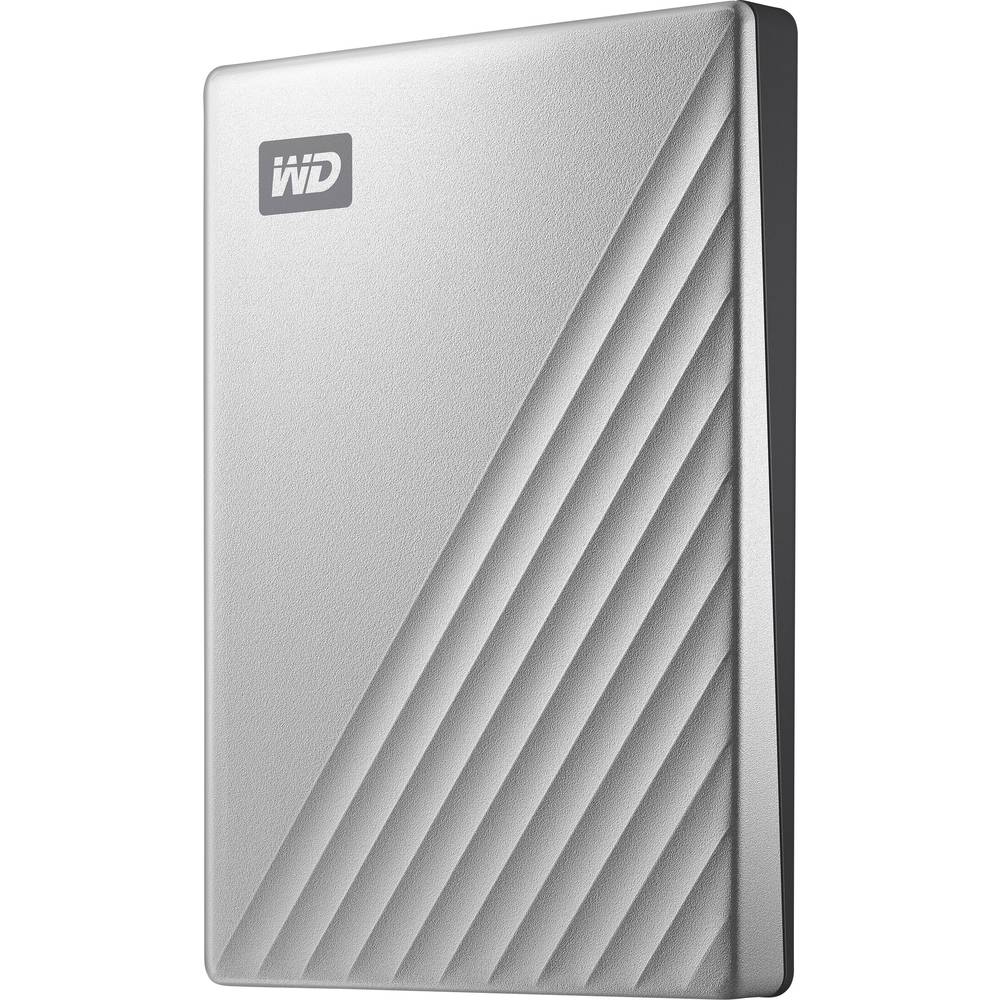 Image of WD My Passport Ultra for Mac 2 TB 25 external hard drive USB-CÂ® Silver WDBKYJ0020BSL-WESN