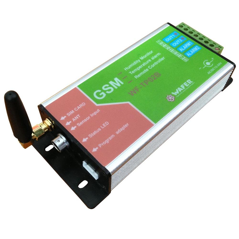 Image of WF-TP02B GSM SMS Remote Controller GSM Temperature Alarm Monitoring with 3 Meter Length Waferproof Sensor
