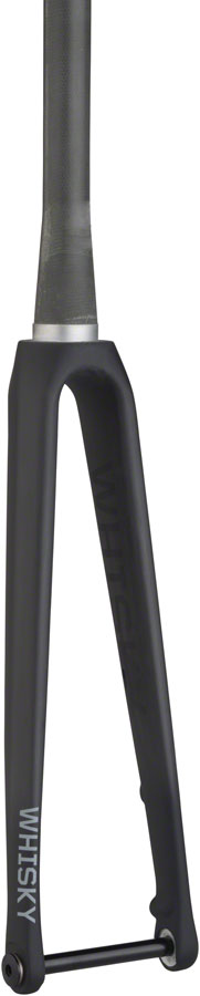 Image of WHISKY No7 RD Fork - 12mm Thru-Axle 15" Tapered Carbon Steerer FlatMount Disc Matte Black