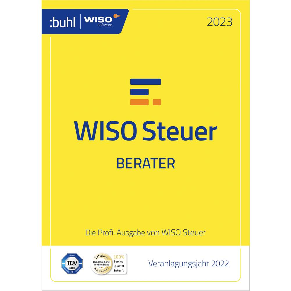 Image of WISO Steuer-Berater 2023 - Handel Full version 1 licence Windows Control