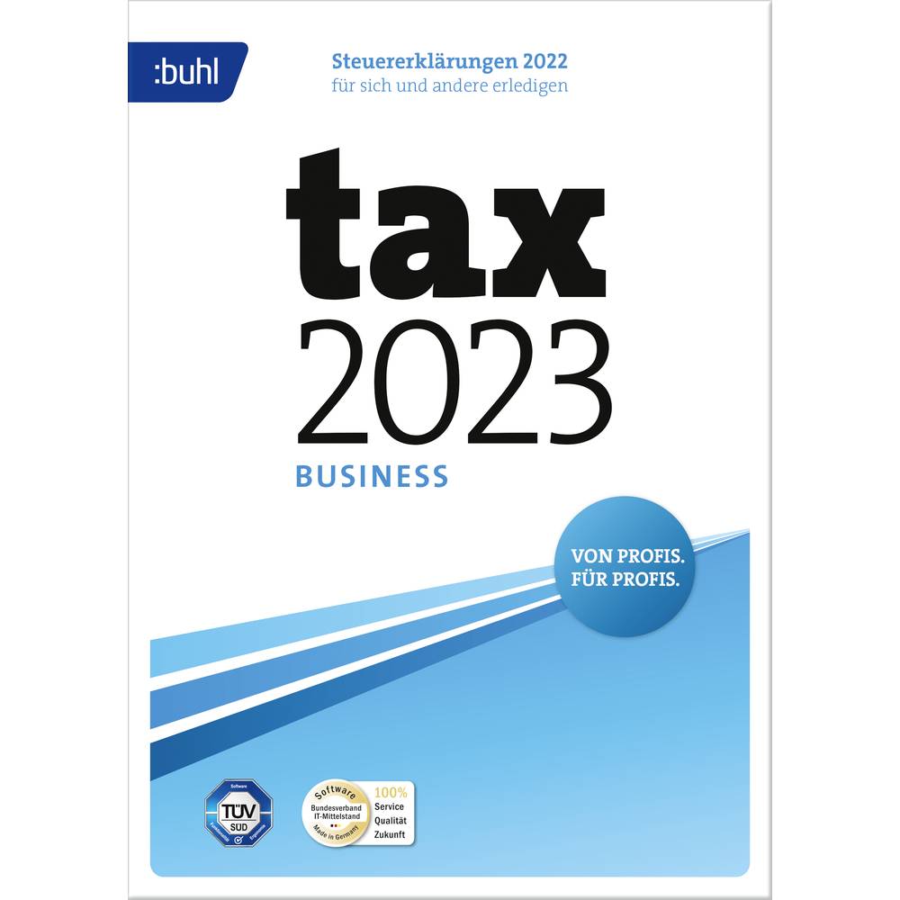Image of WISO tax 2023 Business - Handel Full version 1 licence Windows Control