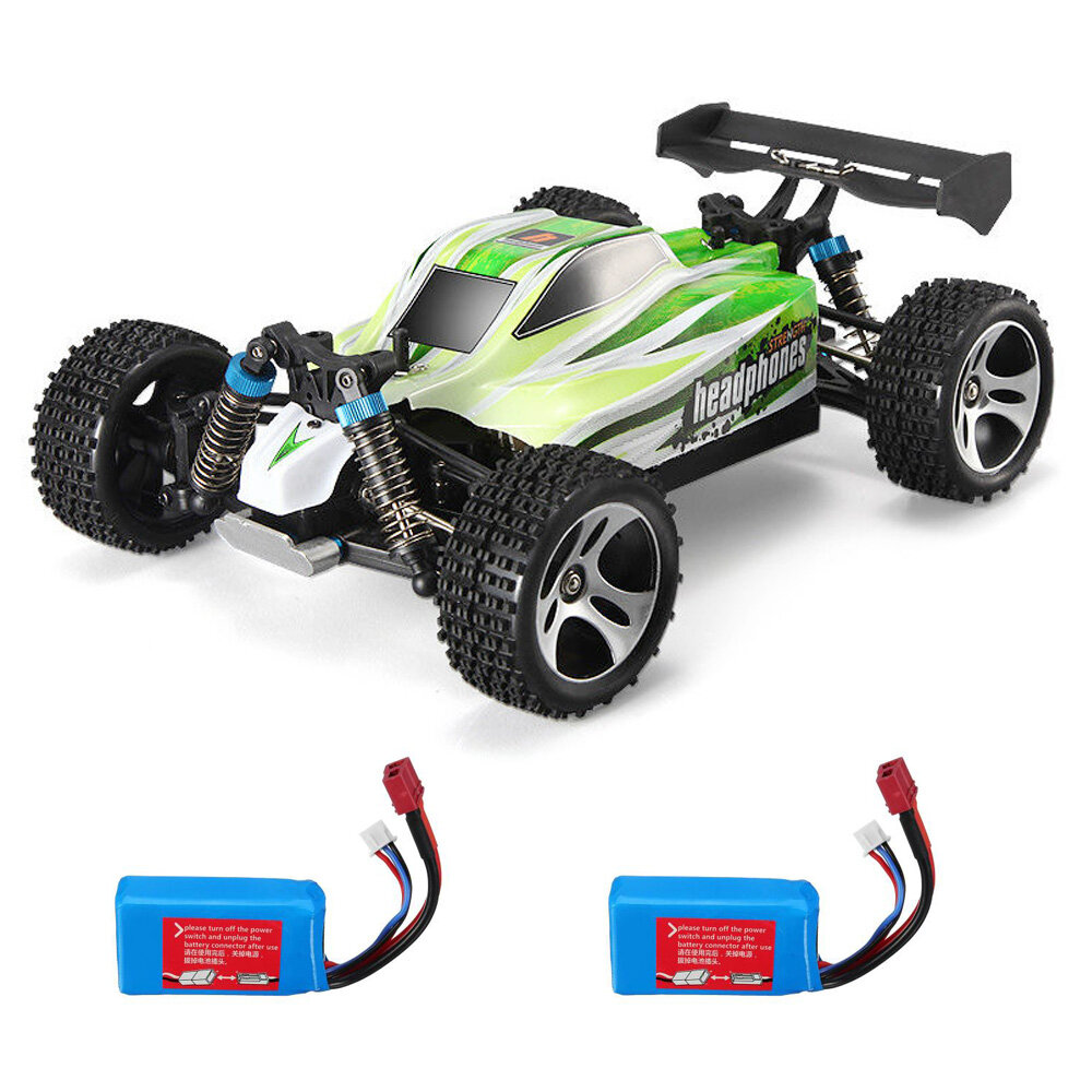 Image of WLtoys A959-B 1/18 4WD Truck Off Road RC Car 70km/h Two Battery 74V 1400MAH