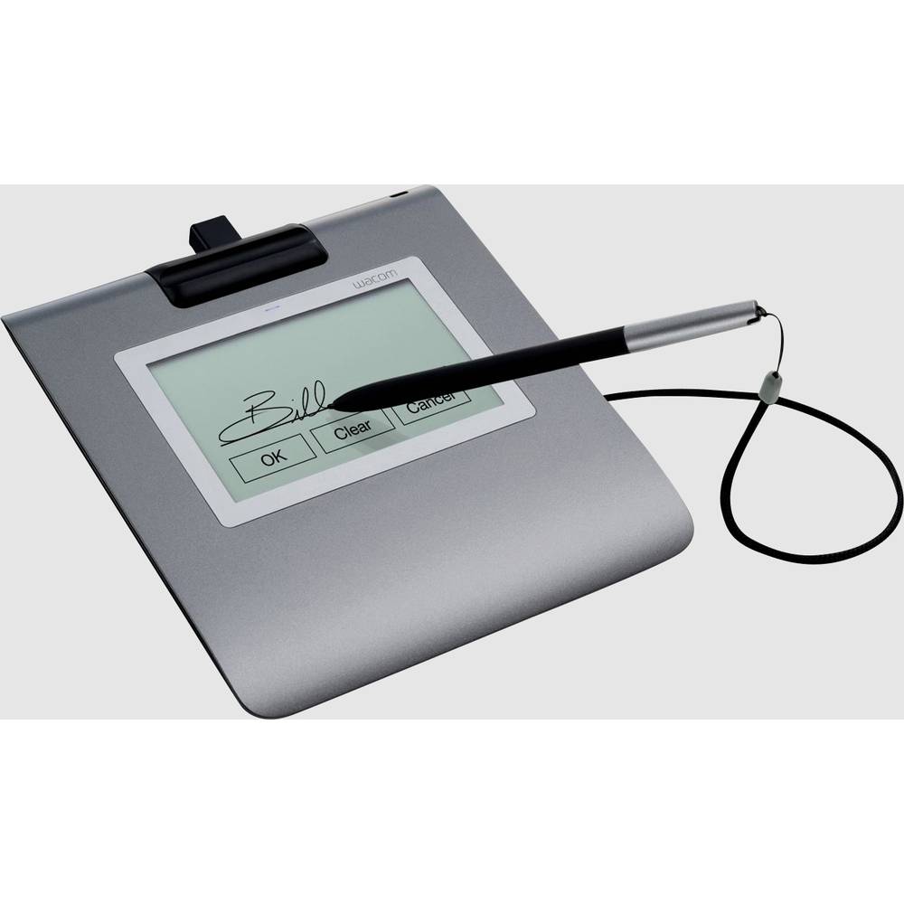 Image of Wacom Signature Set STU-430 & sign pro PDF USB Pen holder signature pad Grey