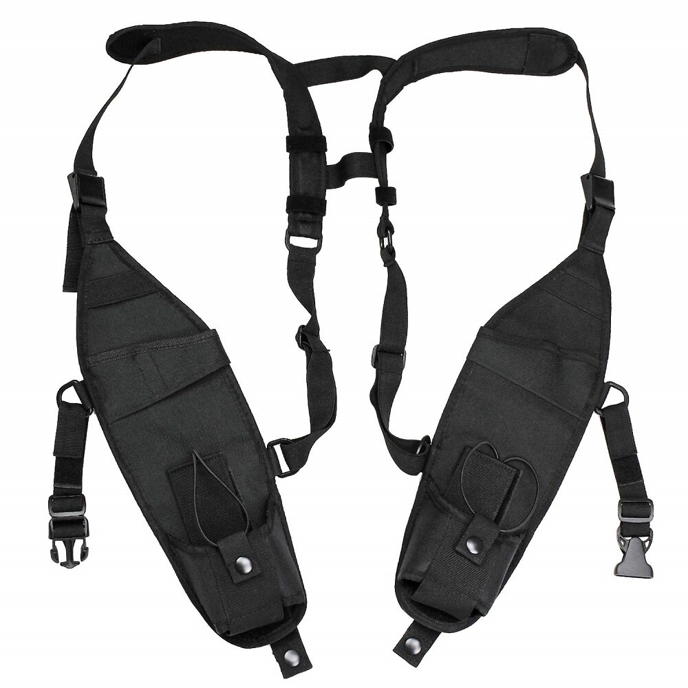 Image of Walkie-talkie Chest Bag Outdoor Shoulder Chest Bag Donkey Climbing Rescue Walkie-talkie Tactical Chest Bag