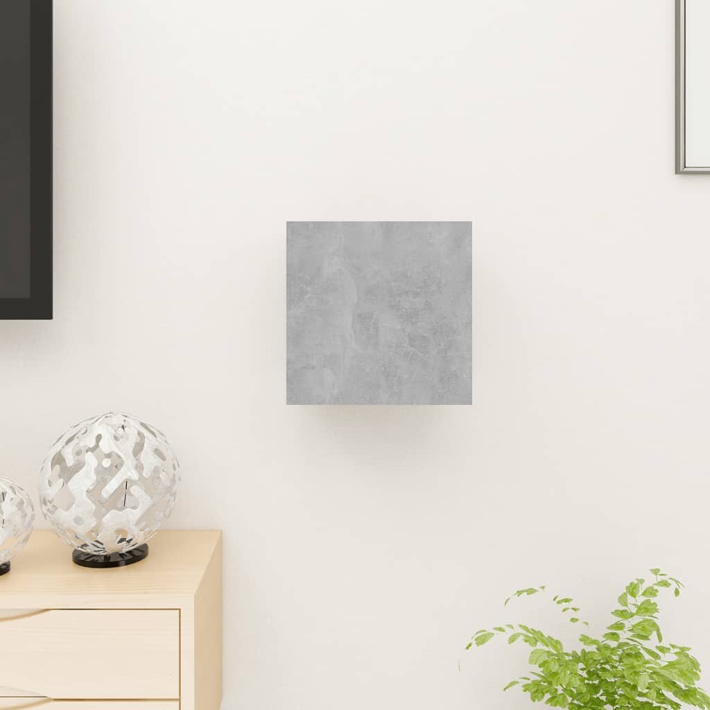 Image of Wall Mounted TV Cabinet Concrete Gray 12"x118"x118"