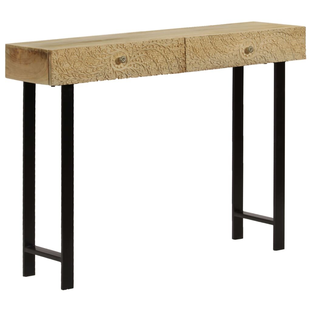 Image of Wall table 102x30x79 cm solid mango wood