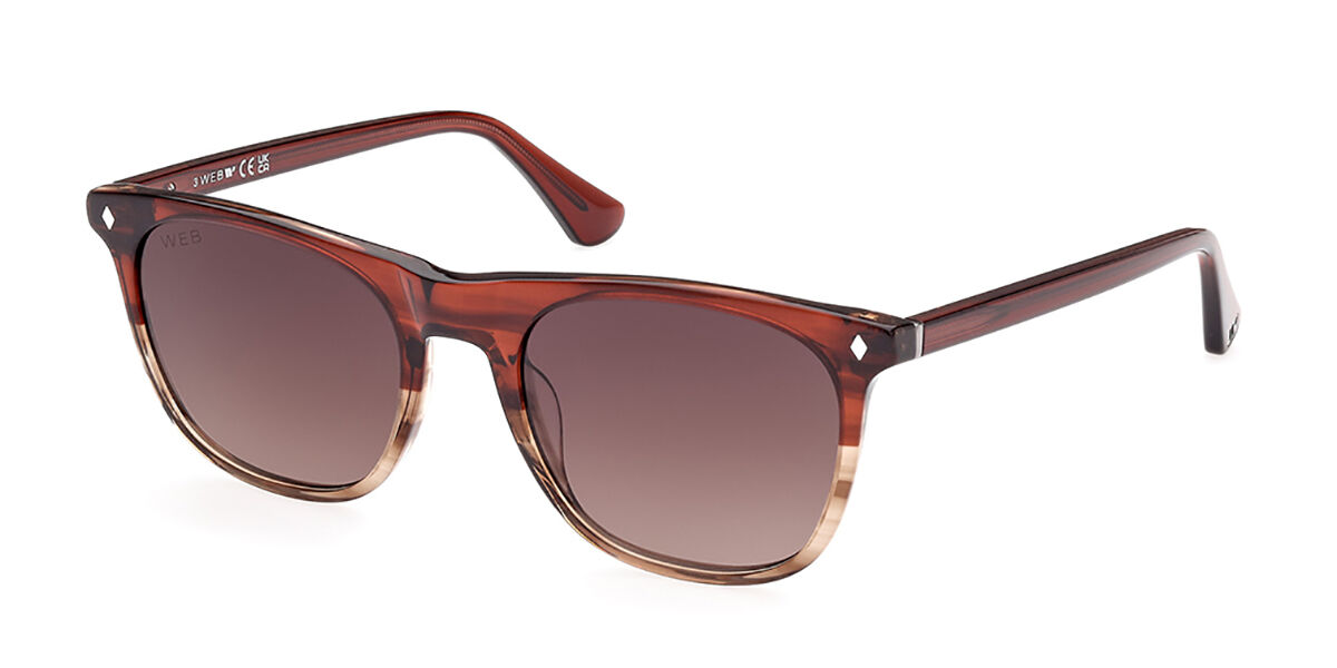 Image of Web WE0339 71F 53 Lunettes De Soleil Homme Marrons FR