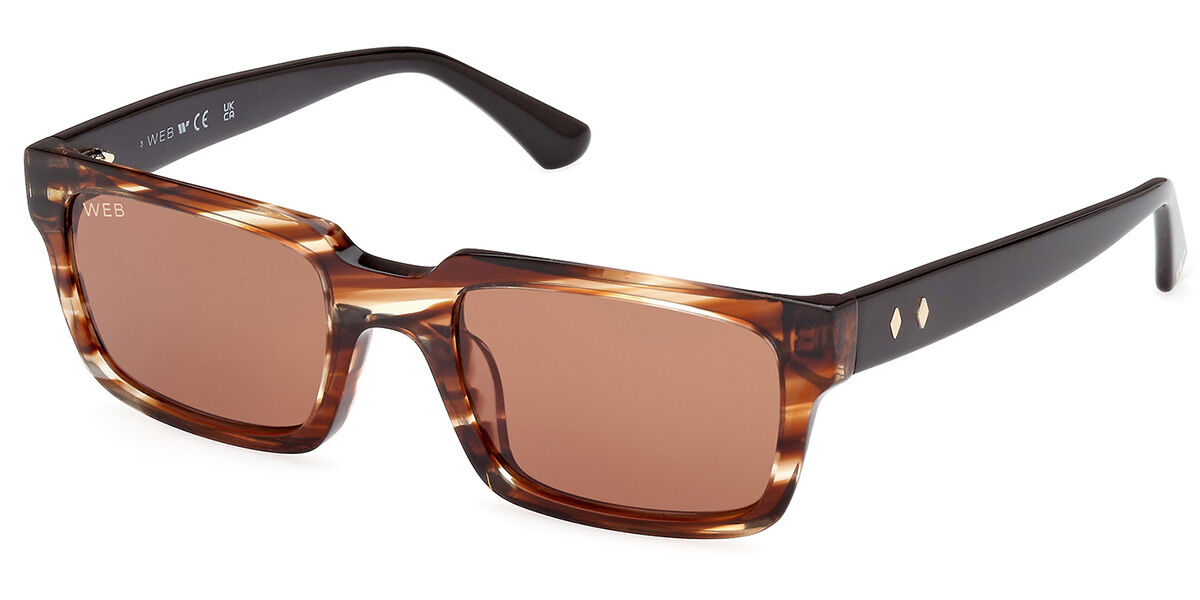 Image of Web WE0360 50E 53 Lunettes De Soleil Homme Marrons FR