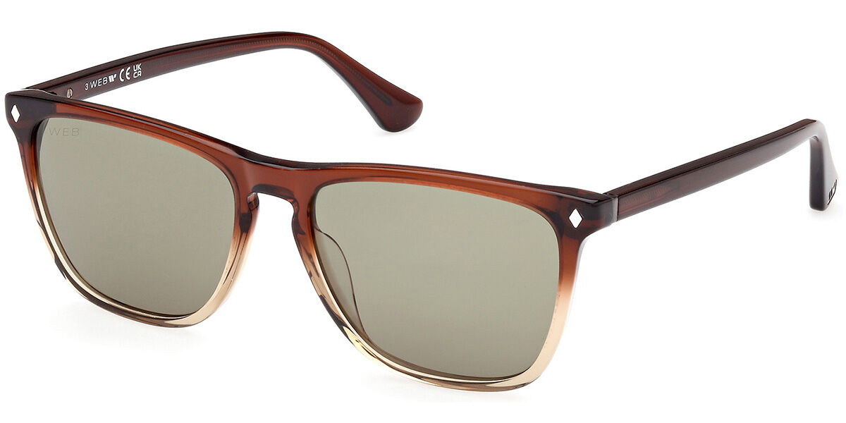 Image of Web WE0363 50N 55 Lunettes De Soleil Homme Marrons FR