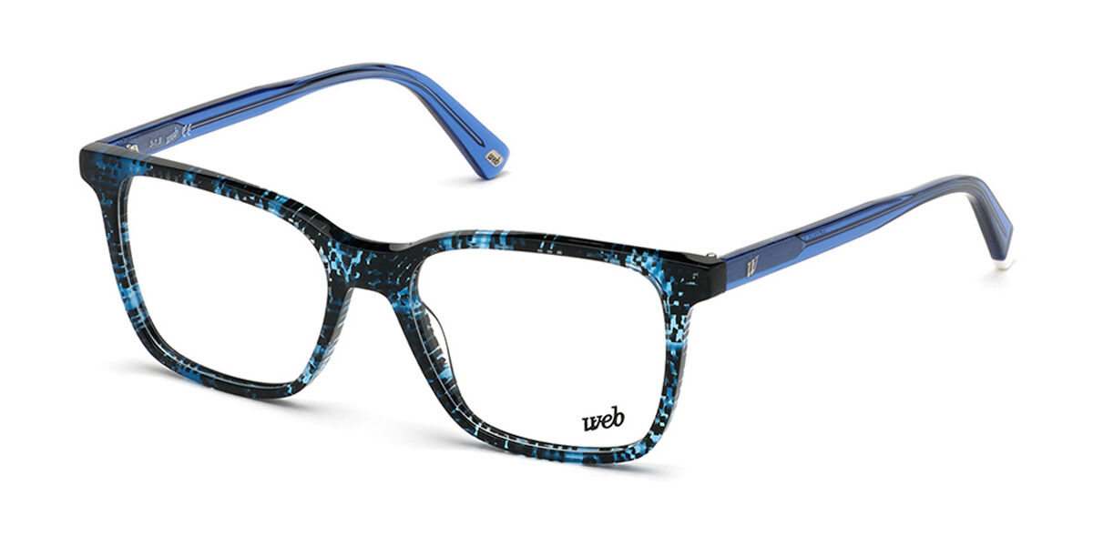 Image of Web WE5312 055 Óculos de Grau Azuis Masculino BRLPT