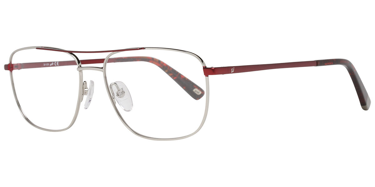 Image of Web WE5318 016 Óculos de Grau Vermelhos Masculino PRT