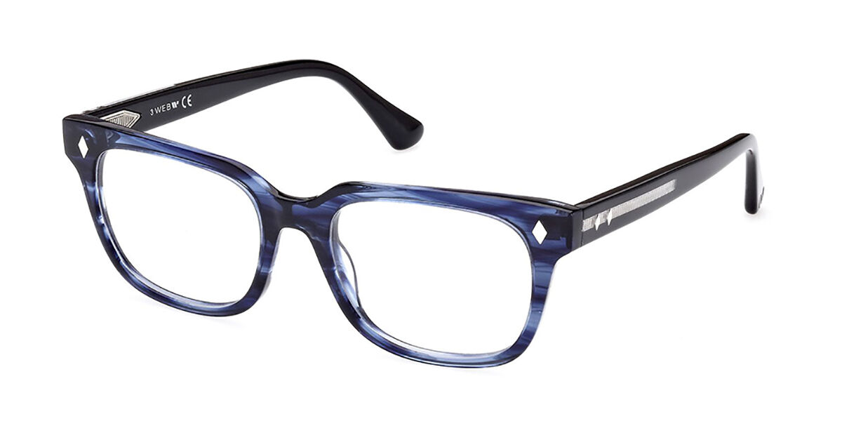 Image of Web WE5397 092 Óculos de Grau Azuis Masculino BRLPT