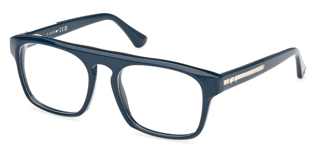 Image of Web WE5434 092 Óculos de Grau Azuis Masculino BRLPT